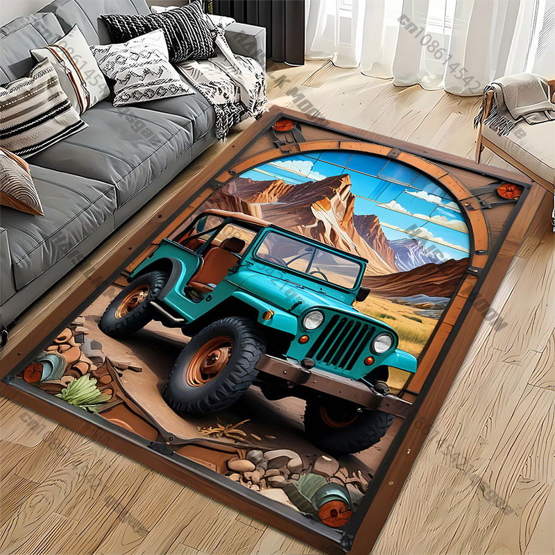 Коврик для йоги с изображением – обзор и цена Outdoor Adventure Jeep